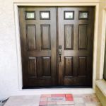 New door installed by Precision Fit. Exactly what customer wanted. Perfect seal as it closes! No more drafty winter evenings!