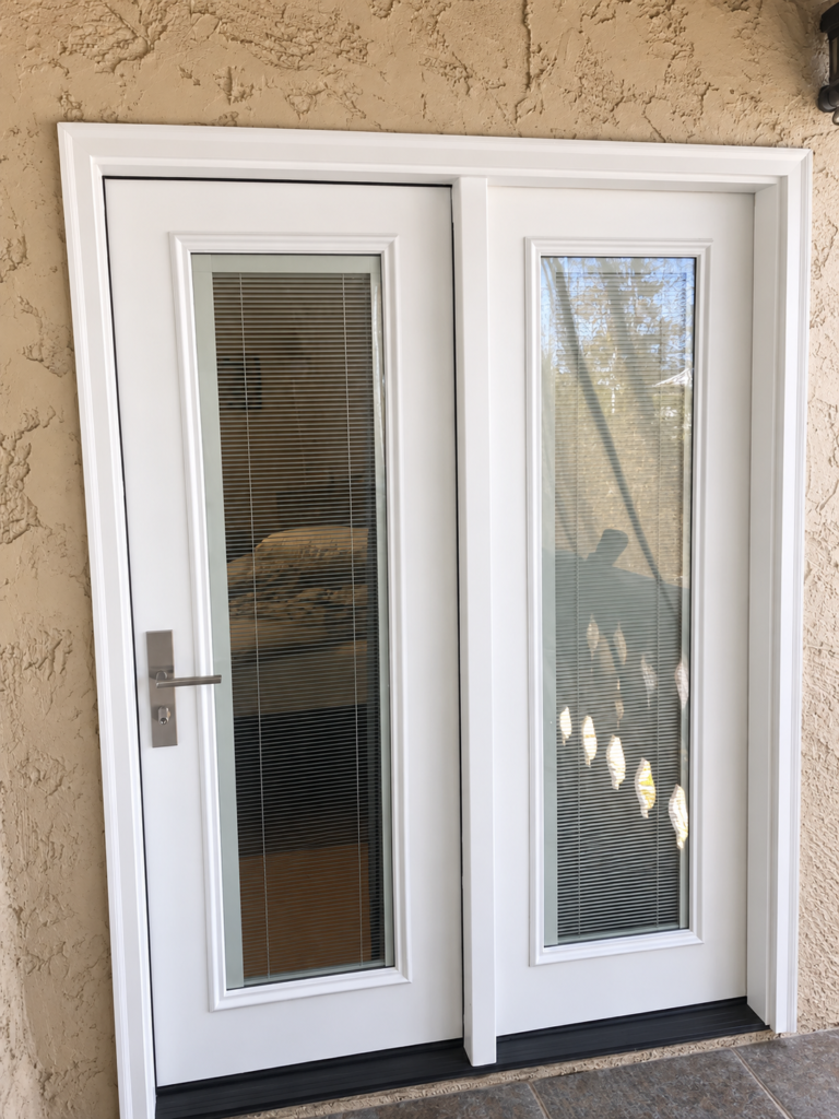 French patio door with built-in blinds Phoenix AZ